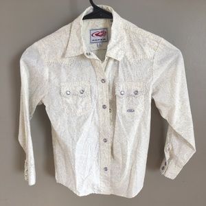 Girls Roper long sleeve button down shirt